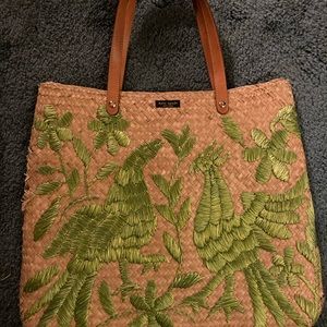 Kate spade wicker tote